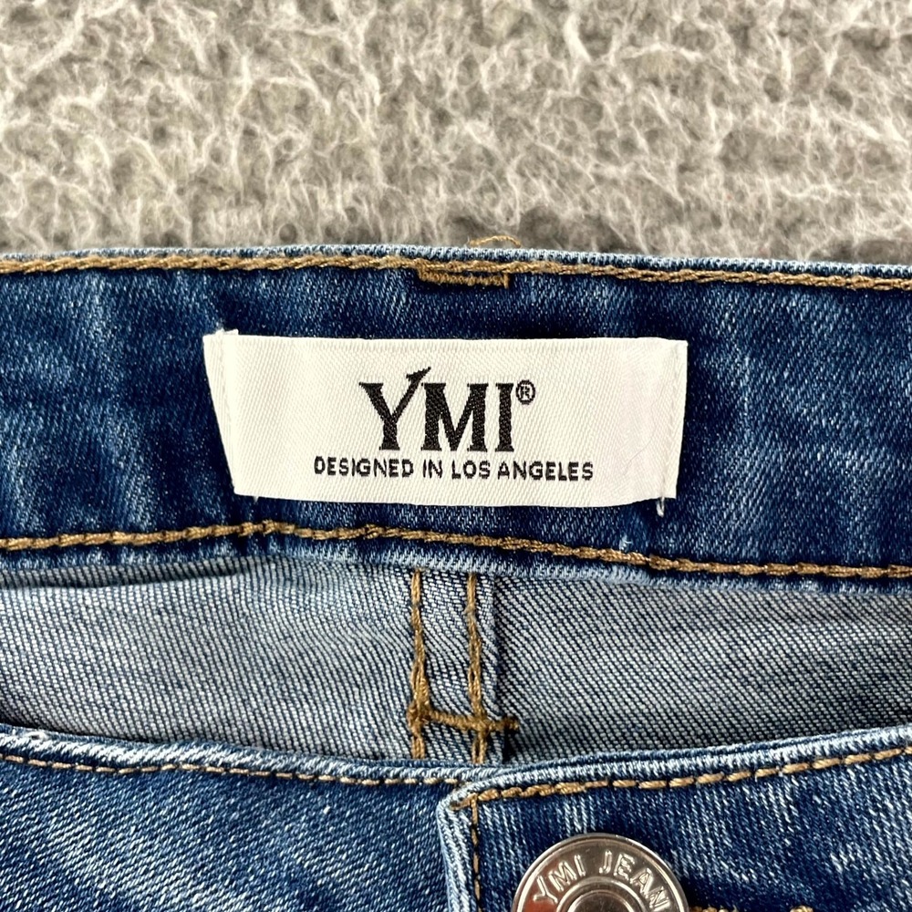 YMI Low Rise Bootcut Jeans Womens 15/32 Blue Denim Western Cowgirl Streetwear - Picture 5 of 16
